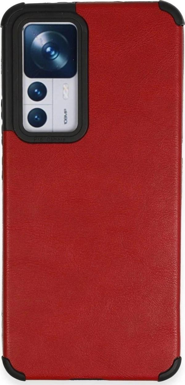 Xiaomi Mi 12T Kılıf Loop Deri Silikon - Kırmızı - Image 1