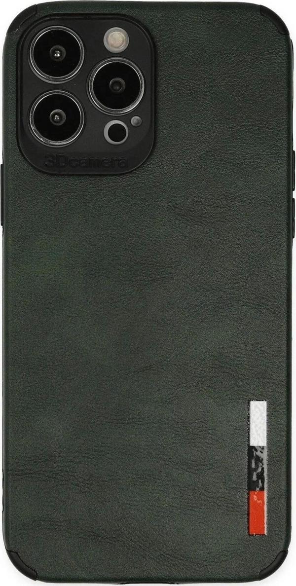 iPhone 13 Pro Kılıf Loop Deri Silikon - Yeşil - Image 1