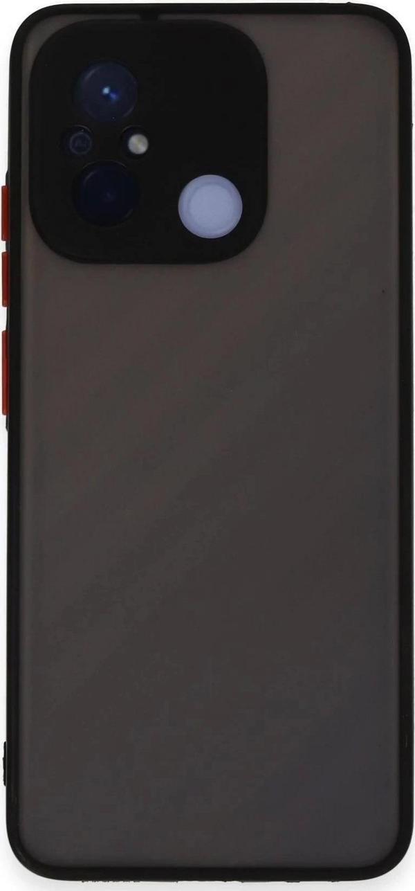 Xiaomi Redmi 12C Kılıf Montreal Silikon Kapak - Siyah - Image 1