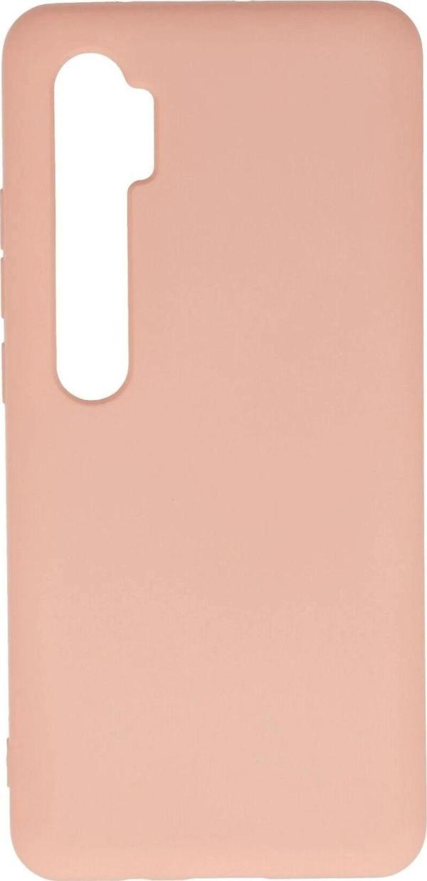 Xiaomi Mi Note 10 Lite Kılıf Nano içi Kadife Silikon - Pudra - Image 1
