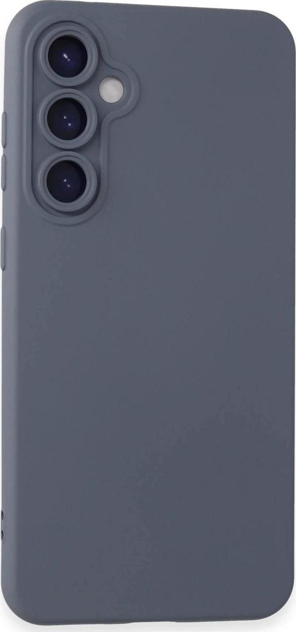 Samsung Galaxy S24 Kılıf Nano içi Kadife Silikon - Gri - Image 1