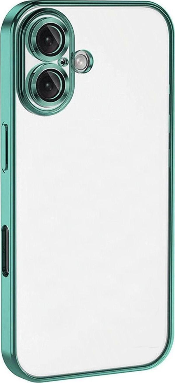 iPhone 16 Kılıf Razer Lensli Silikon - Turkuaz - Image 1