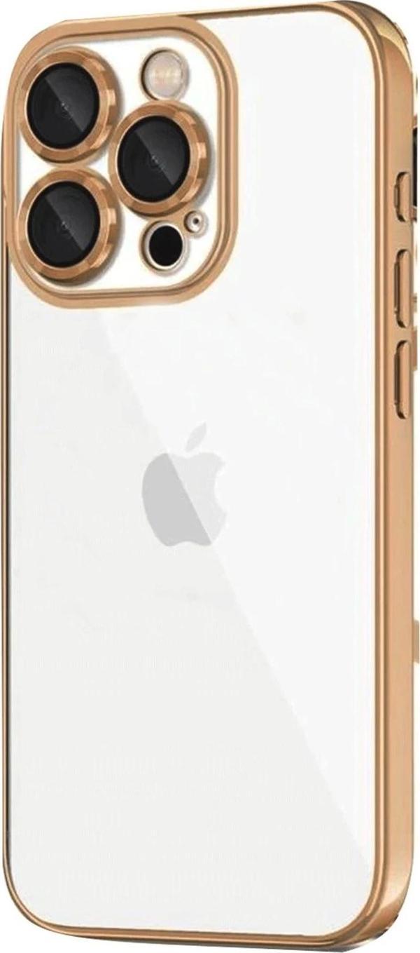iPhone 16 Pro Max Kılıf Razer Lensli Silikon - Desert - Image 1