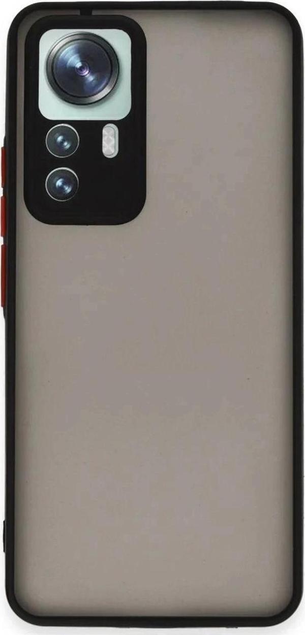 Xiaomi Mi 12T Pro Kılıf Montreal Silikon Kapak - Siyah - Image 1