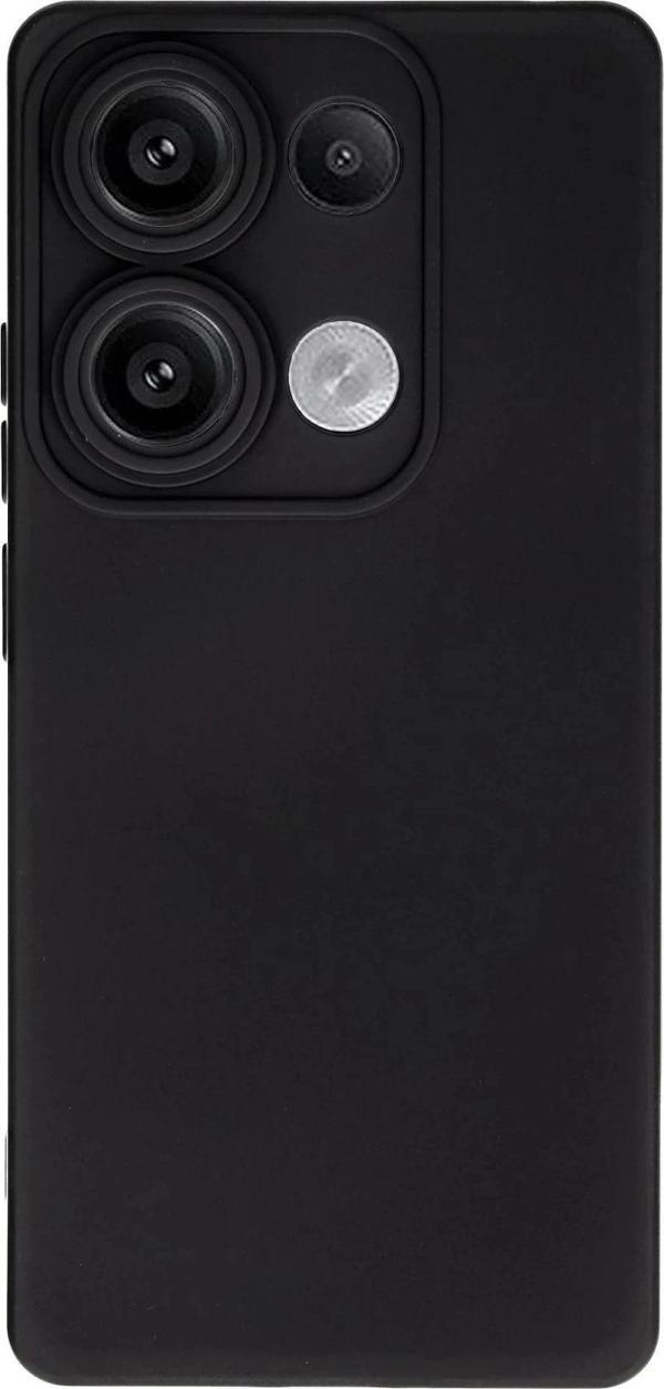 Xiaomi Redmi Note 13 Pro 4G Kılıf Nano içi Kadife Silikon - Siyah - Image 1