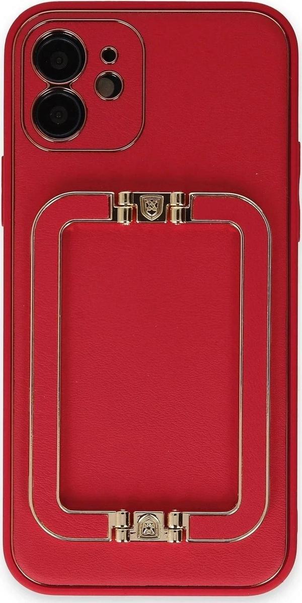iPhone 12 Kılıf Coco Elit Kapak - Kırmızı - Image 1