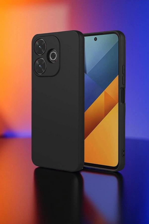 Xiaomi Redmi 13 4G Kılıf Nano içi Kadife Silikon - Siyah - Image 1