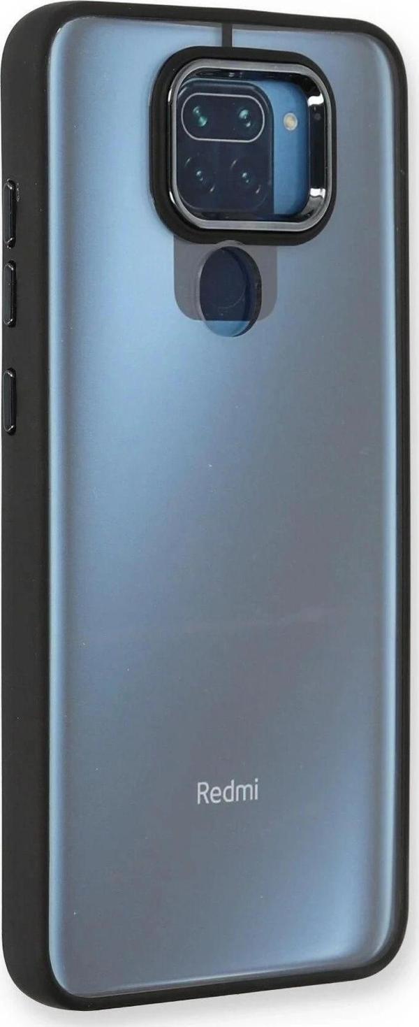 Xiaomi Redmi Note 9 Kılıf Dora Kapak - Siyah - Image 1