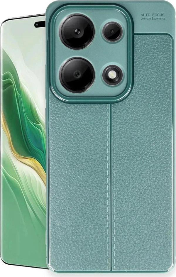 Xiaomi Redmi Note 13 Pro 4G Kılıf Auto Focus Kapak - Koyu Yeşil - Image 1