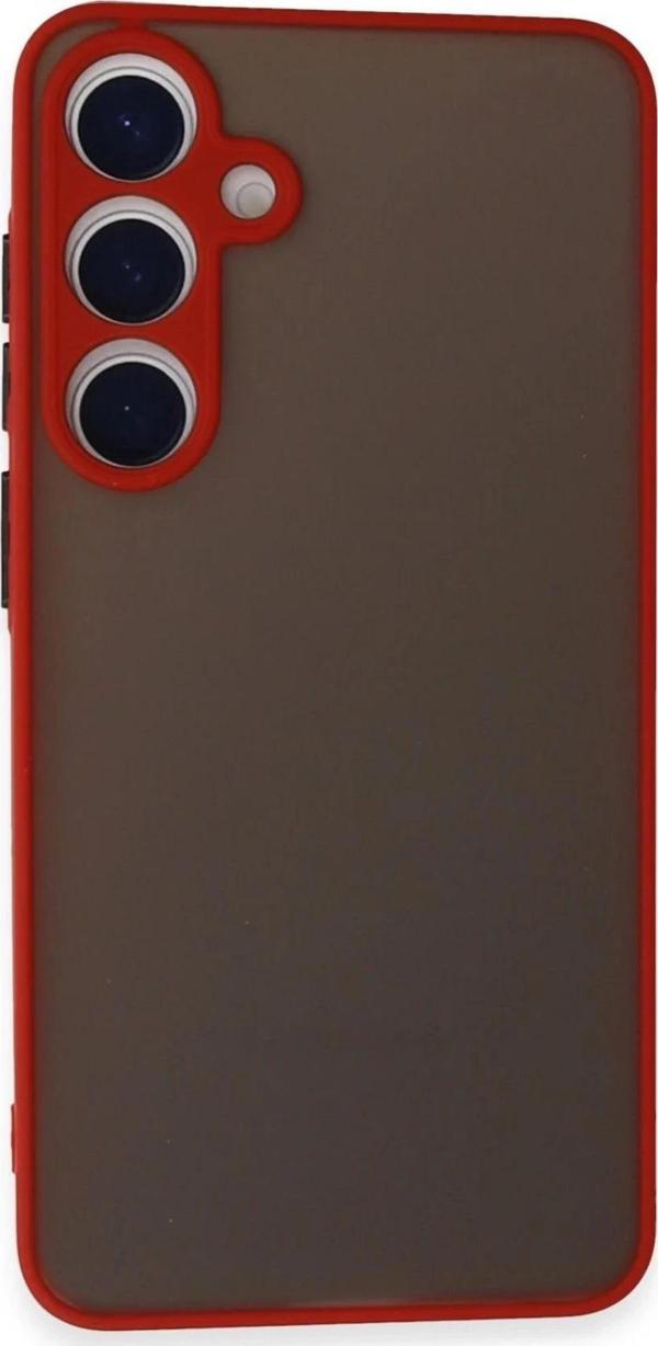 Samsung Galaxy S24 Kılıf Montreal Silikon Kapak - Kırmızı - Image 1