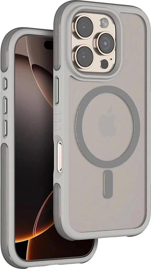 Venco iPhone 16 Pro Orbit Magsafe Kapak - Titan Gri - Image 1