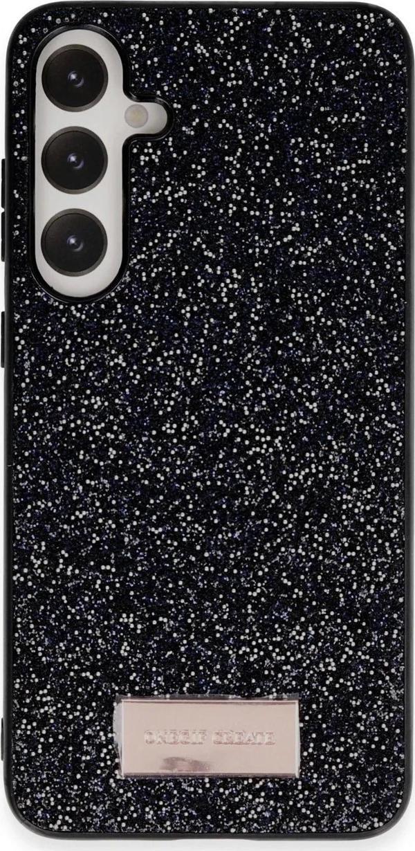 Onegif Samsung Galaxy A34 5G Bright Simli Kapak - Siyah - Image 1