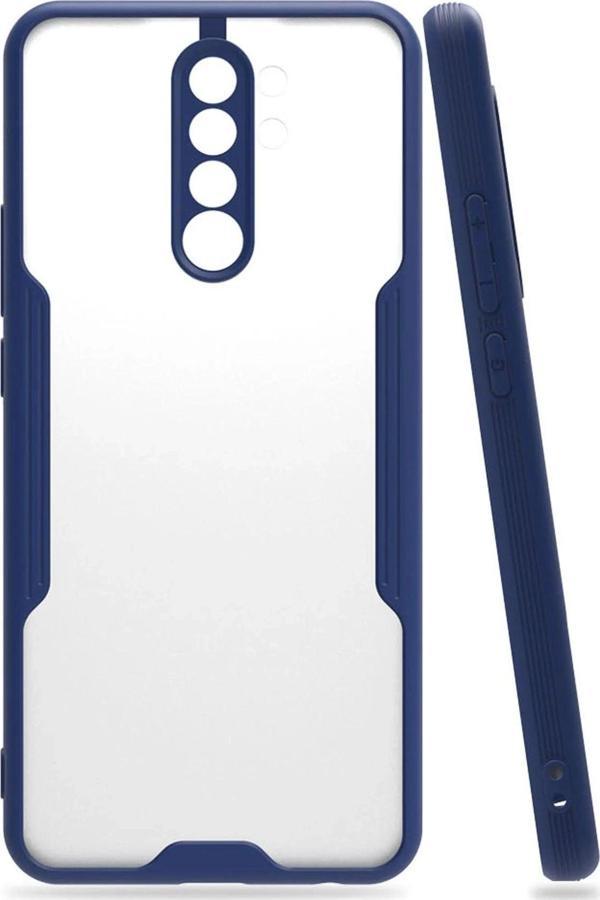 Xiaomi Redmi 9 Kılıf Platin Silikon - Lacivert - Image 1