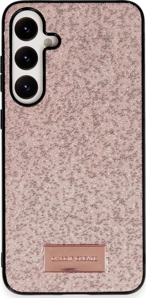 Onegif Samsung Galaxy S23 Bright Simli Kapak - Pembe - Image 1