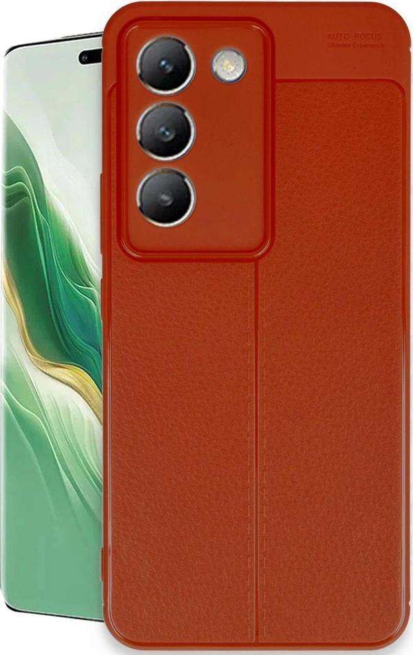 Vivo V30 Lite 4G Kılıf Auto Focus Kapak - Kırmızı - Image 1