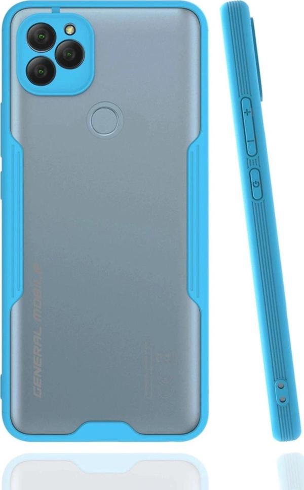 General Mobile GM 22 Kılıf Platin Silikon - Mavi - Image 1