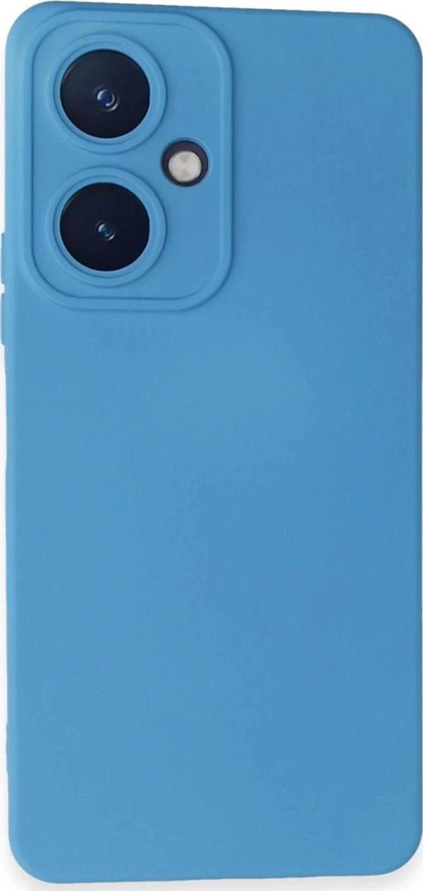 Vivo Y27 Kılıf Nano içi Kadife Silikon - Mavi - Image 1