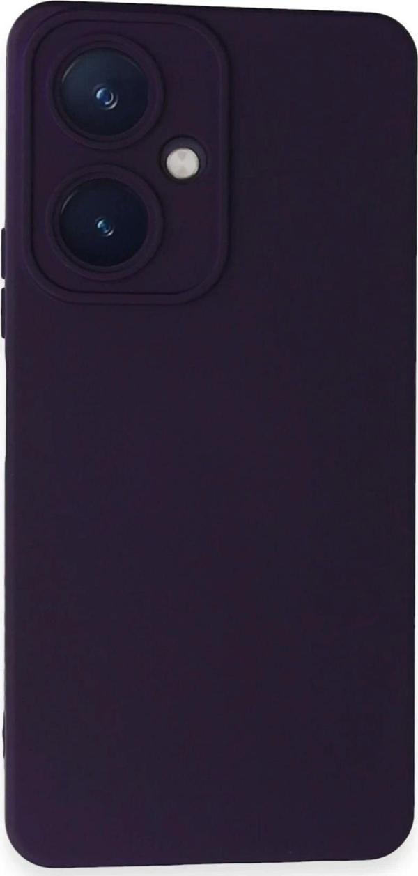 Vivo Y27 Kılıf Nano içi Kadife Silikon - Mor - Image 1