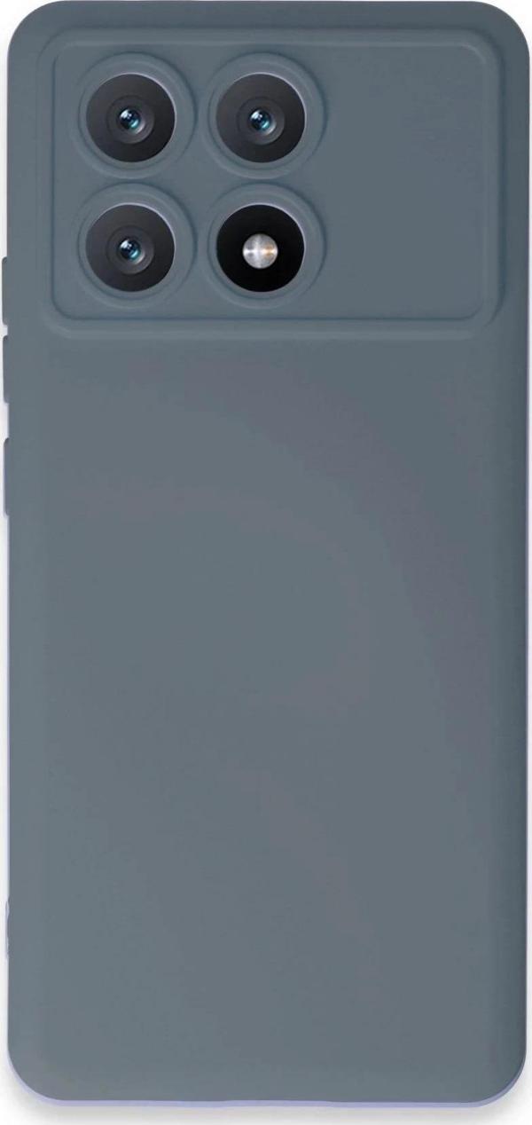 Xiaomi Poco X6 Pro Kılıf Nano içi Kadife Silikon - Gri - Image 1