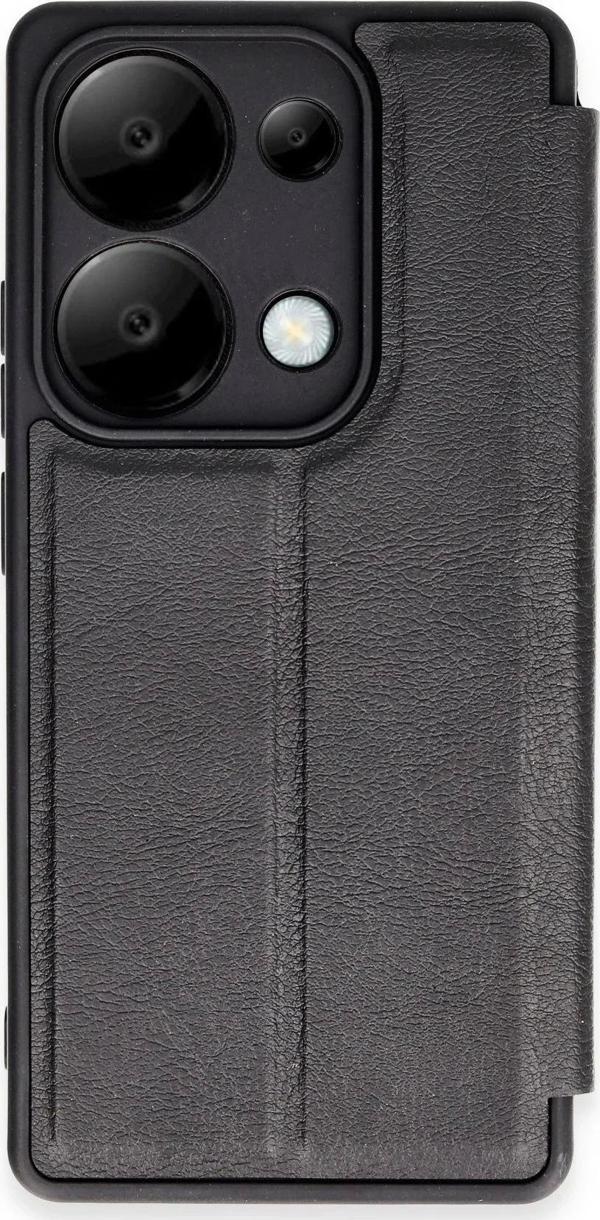 Xiaomi Redmi Note 13 Pro 5G Kılıf Flip Cover - Siyah - Image 1