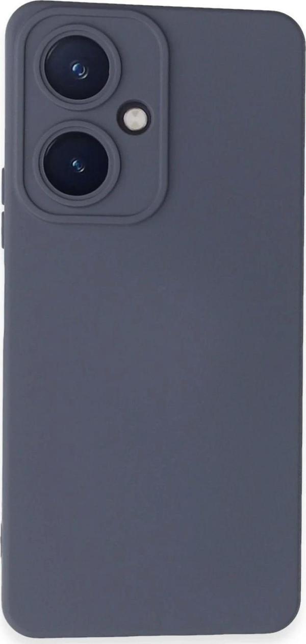 Vivo Y27 Kılıf Nano içi Kadife Silikon - Gri - Image 1