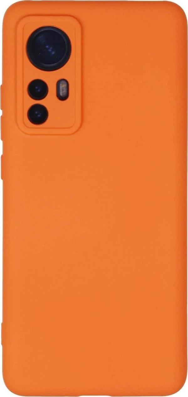 Xiaomi Mi 12 Kılıf Nano içi Kadife Silikon - Turuncu - Image 1