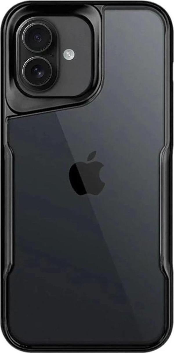 iPhone 16 Kılıf Boyi Silikon Kapak - Siyah - Image 1
