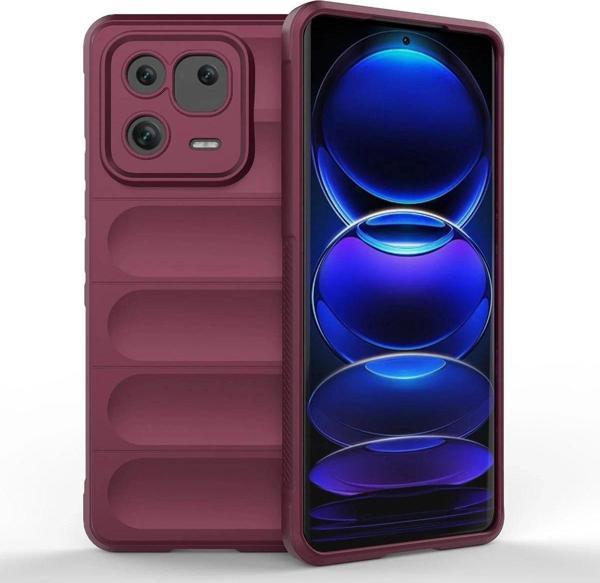 Xiaomi Mi 13 Pro Kılıf Optimum Silikon - Bordo - Image 1