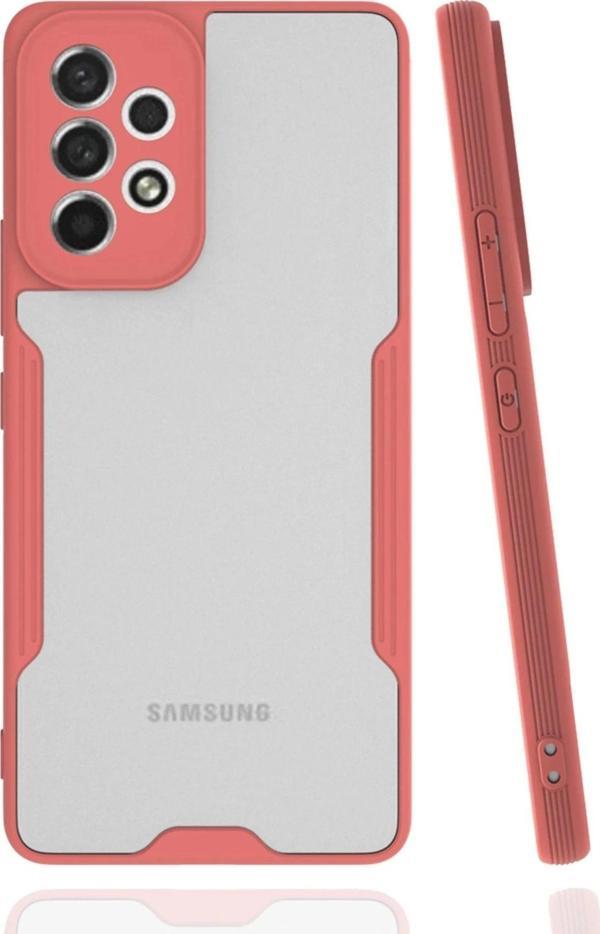 Samsung Galaxy A33 5G Kılıf Platin Silikon - Pembe - Image 1