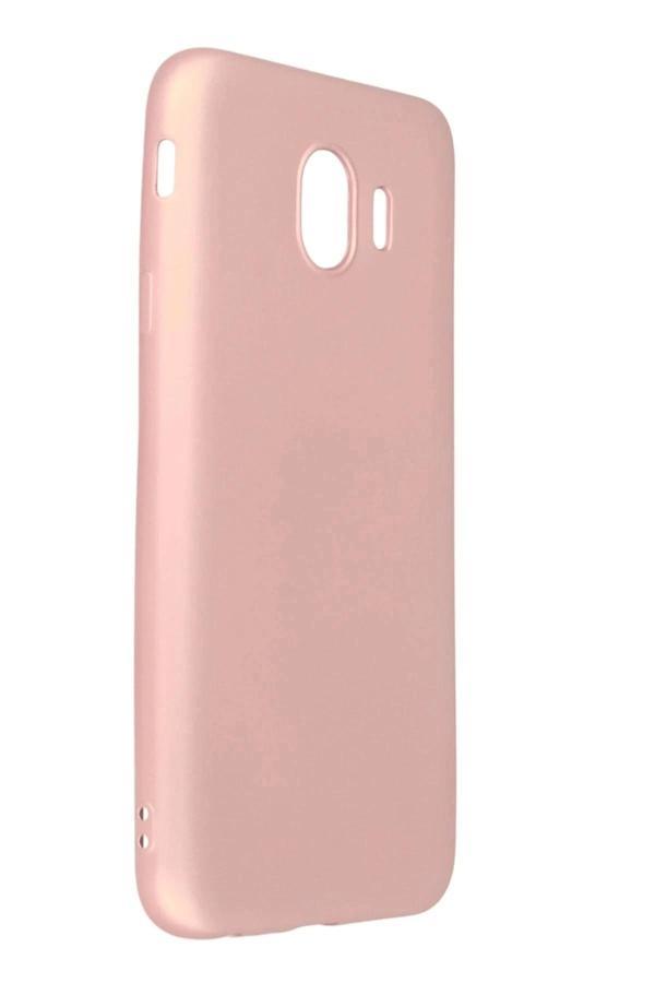 Samsung Galaxy J4 Kılıf First Silikon - Rose Gold - Image 1