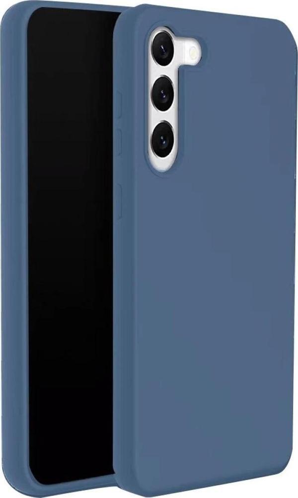 Samsung Galaxy S24 Plus Kılıf First Silikon - Mavi - Image 1