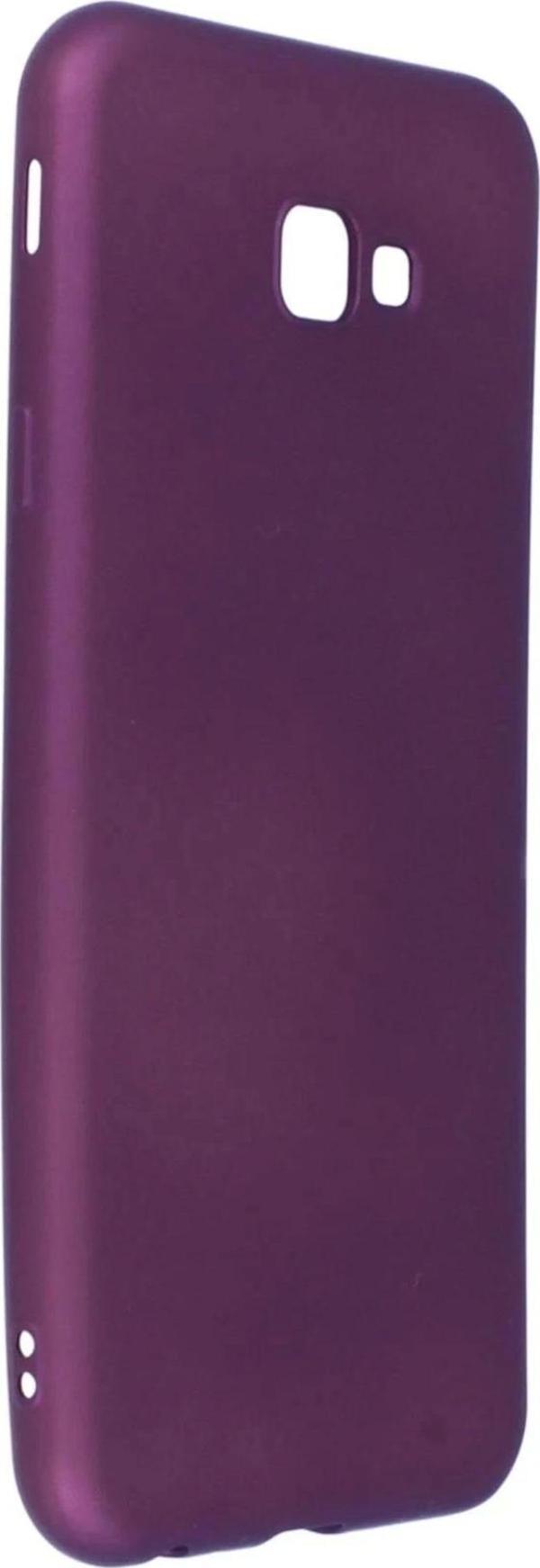 Samsung Galaxy J4 Plus Kılıf First Silikon - Mürdüm - Image 1