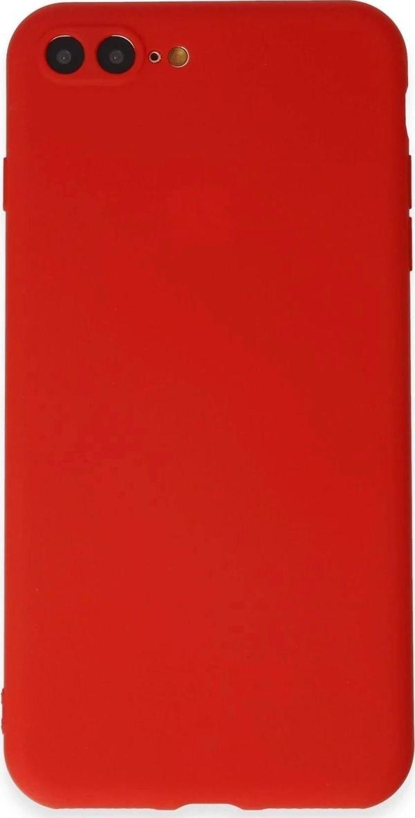 iPhone 7 Plus Kılıf First Silikon - Kırmızı - Image 1