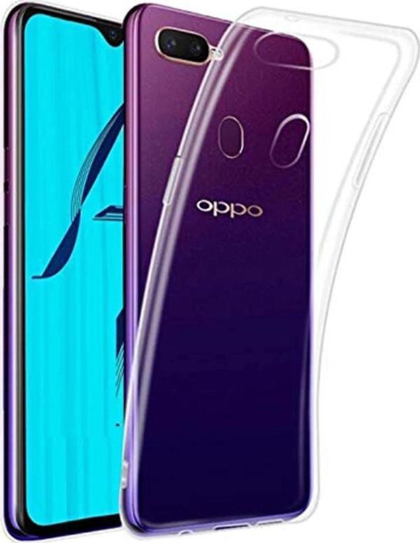 Oppo A12 Kılıf Lüx Şeffaf Silikon - Şeffaf - Image 1
