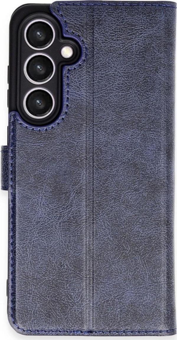 Samsung Galaxy S24 FE Kılıf Trend S Plus Kapaklı Kılıf - Lacivert - Image 1