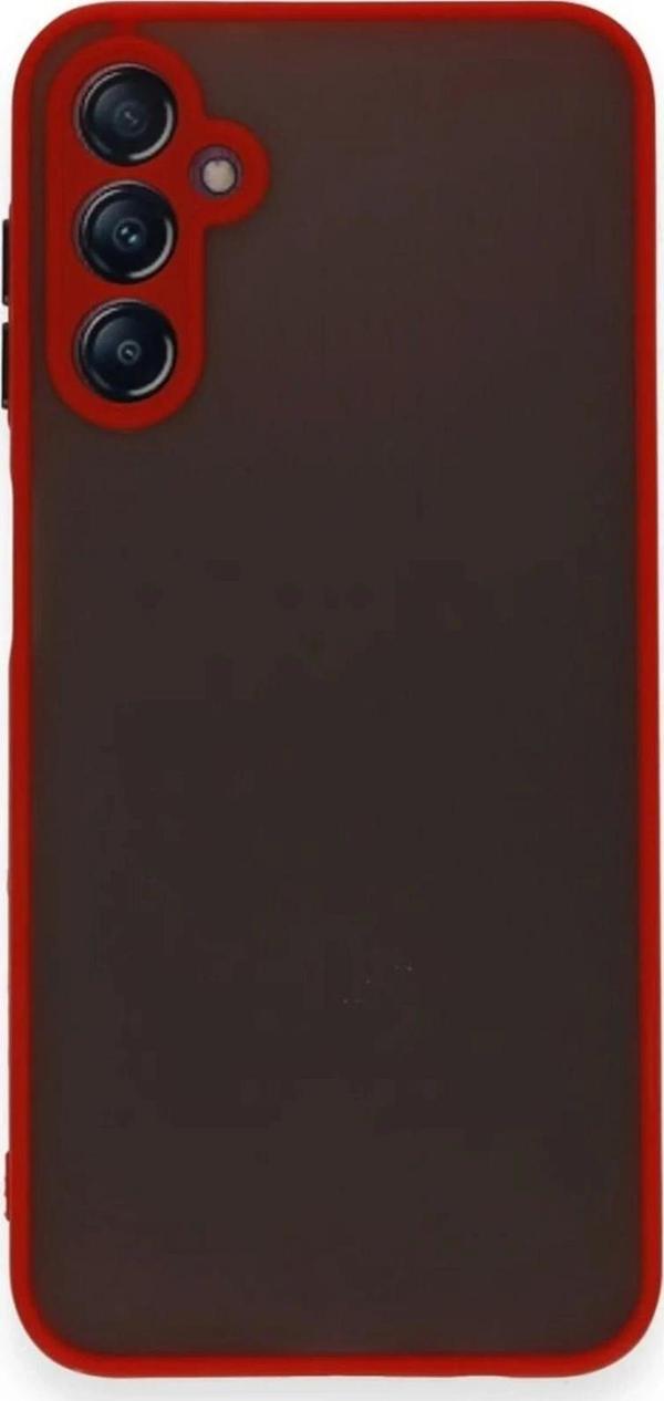 Samsung Galaxy A25 5G Kılıf Montreal Silikon Kapak - Kırmızı - Image 1