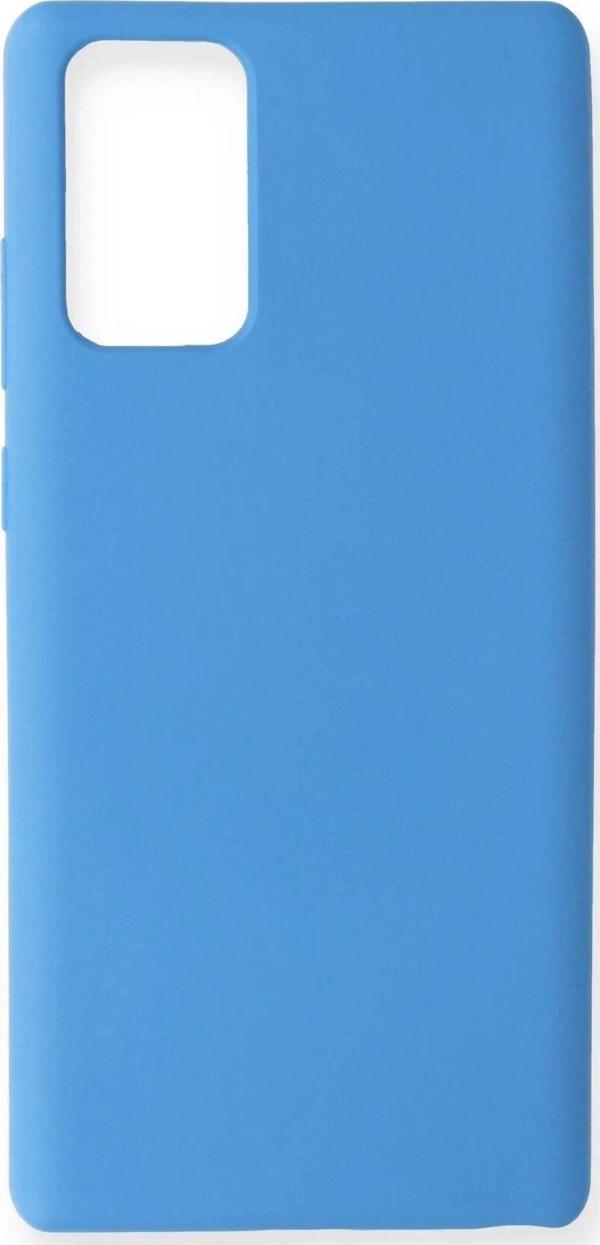 Samsung Galaxy Note 20 Kılıf Nano içi Kadife Silikon - Mavi - Image 1
