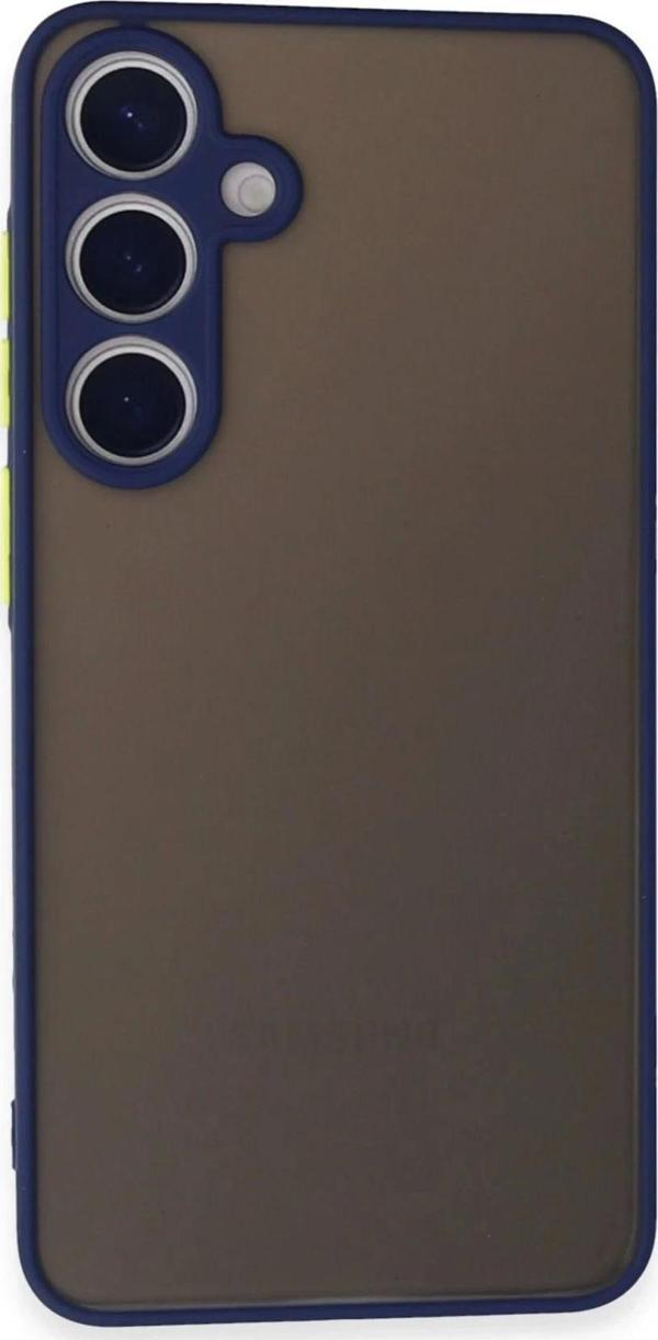 Samsung Galaxy S24 Kılıf Montreal Silikon Kapak - Lacivert - Image 1