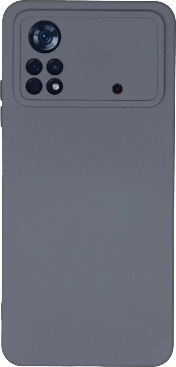 Xiaomi Poco X4 Pro 5G Kılıf Nano içi Kadife Silikon - Gri - Image 1