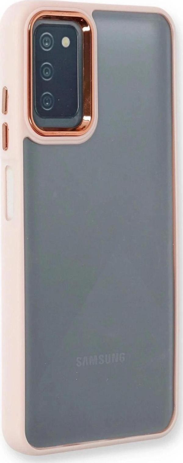 Samsung Galaxy A03S Kılıf Dora Kapak - Pudra - Image 1