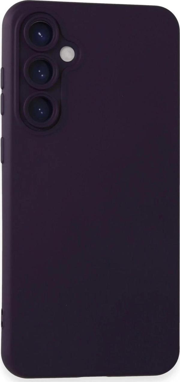 Samsung Galaxy S24 Plus Kılıf Nano içi Kadife Silikon - Mor - Image 1