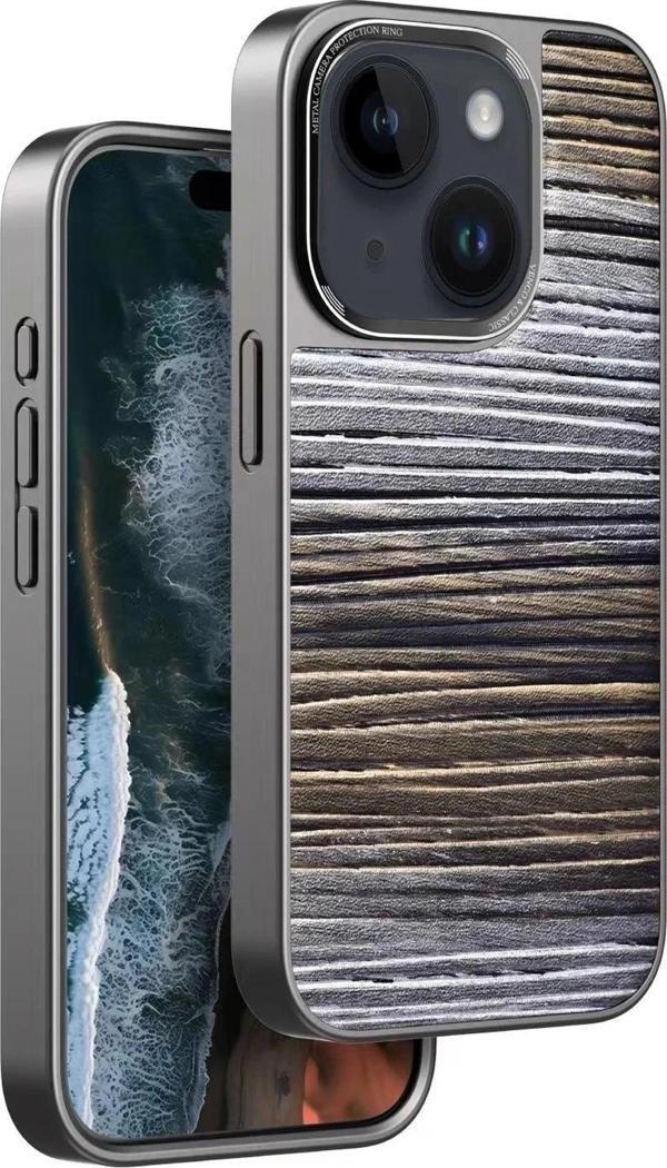Venco iPhone 14 Wave Kapak - Sarı - Image 1