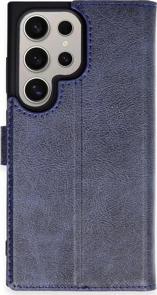 Samsung Galaxy S24 Ultra Kılıf Trend S Plus Kapaklı Kılıf - Lacivert - Image 1