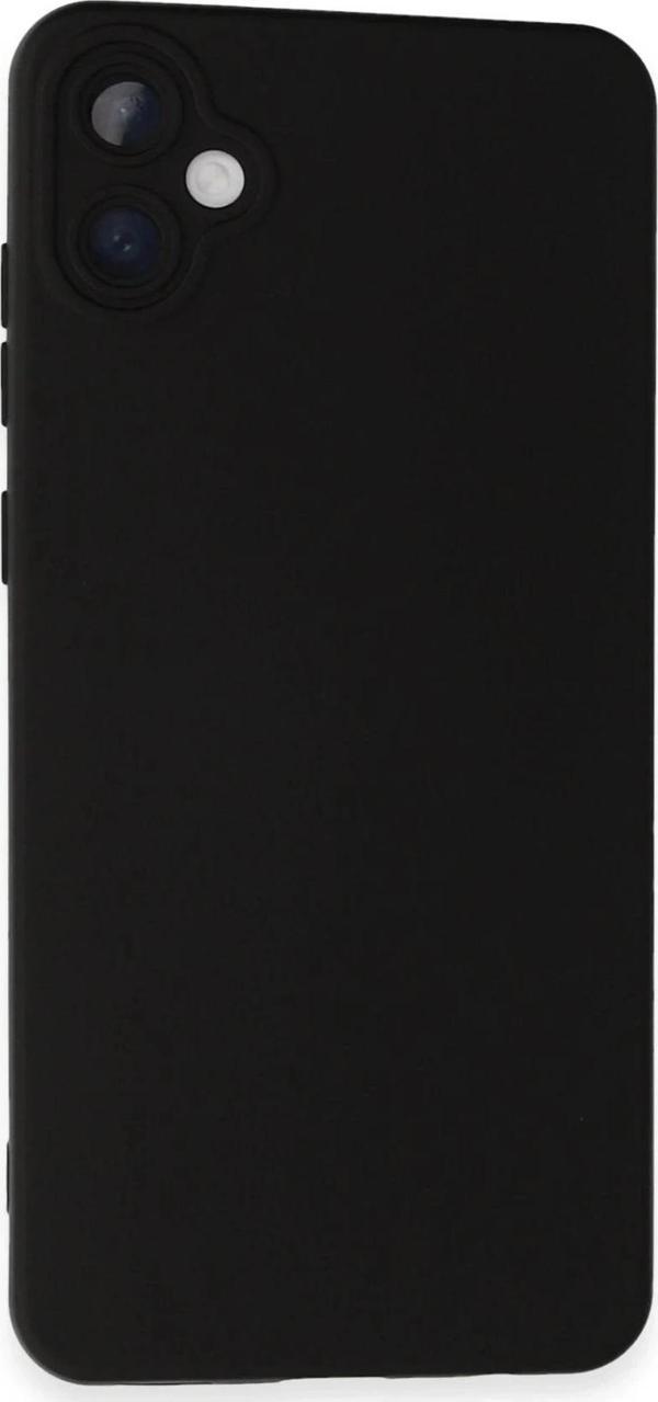 Samsung Galaxy A05 Kılıf Nano içi Kadife Silikon - Siyah - Image 1