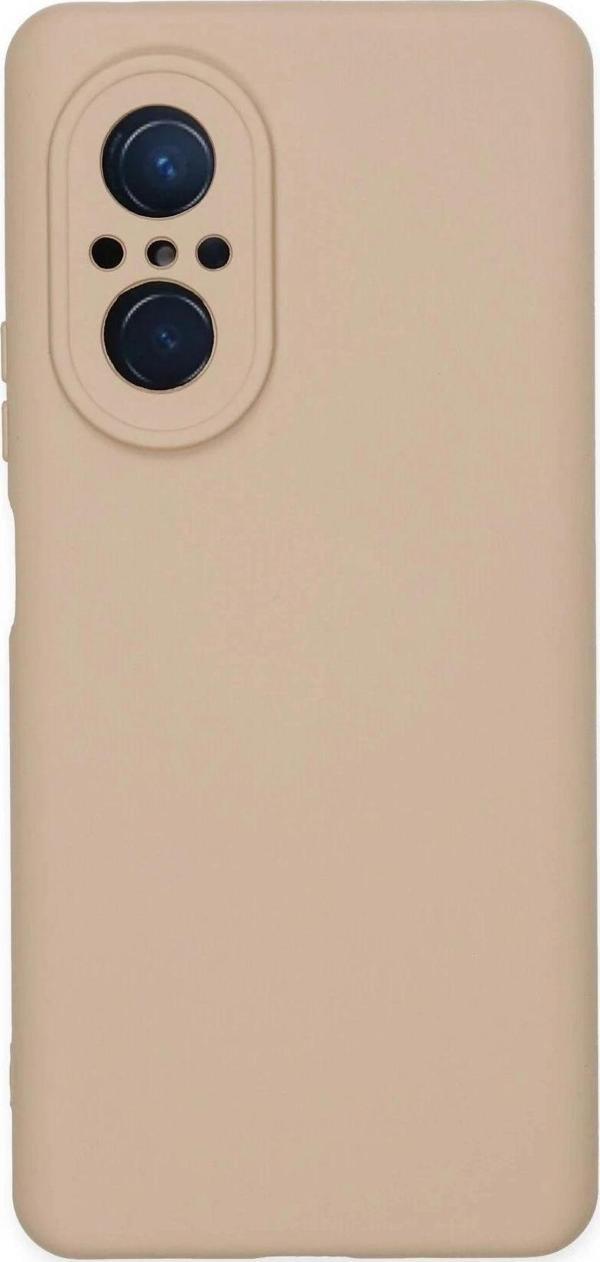Huawei Nova 9 SE Kılıf Nano içi Kadife Silikon - Pudra - Image 1