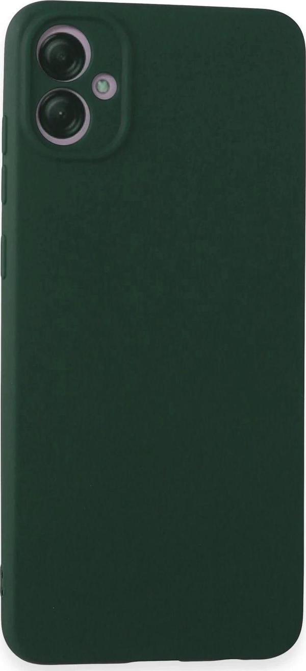 Samsung Galaxy A05 Kılıf First Silikon - Koyu Yeşil - Image 1