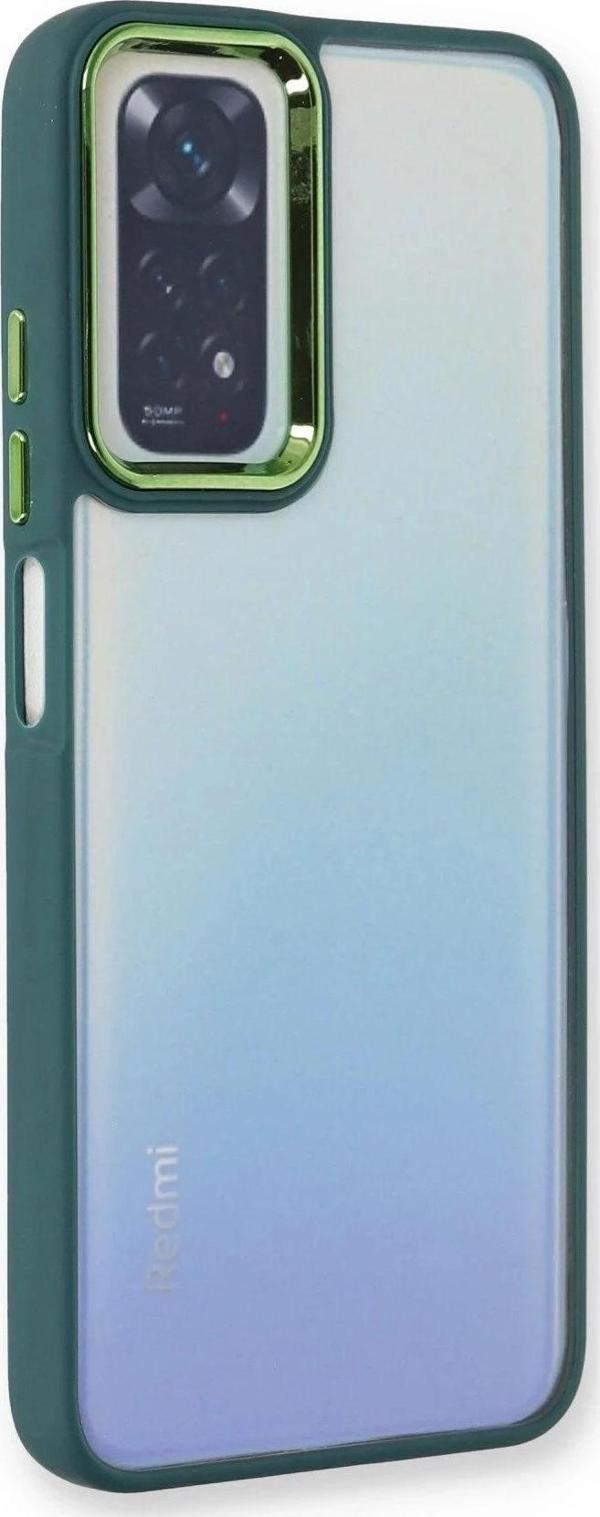Xiaomi Redmi Note 11 Pro Kılıf Dora Kapak - Haki Yeşil - Image 1
