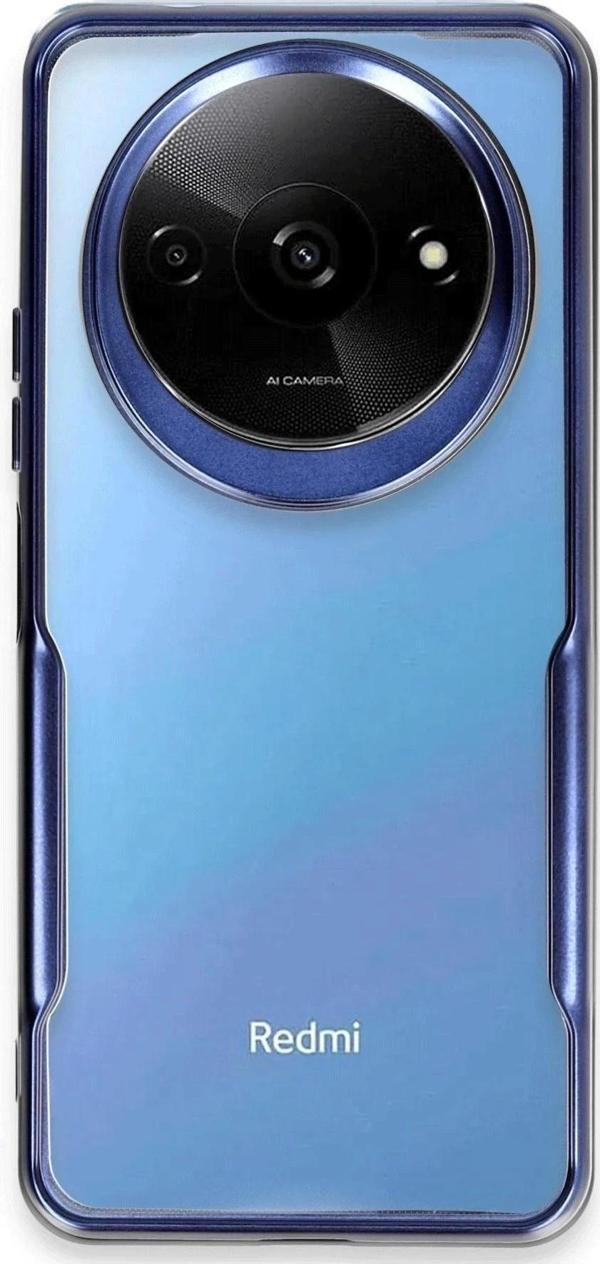 Xiaomi Redmi A3 4G Kılıf Boyi Silikon Kapak - Lacivert - Image 1