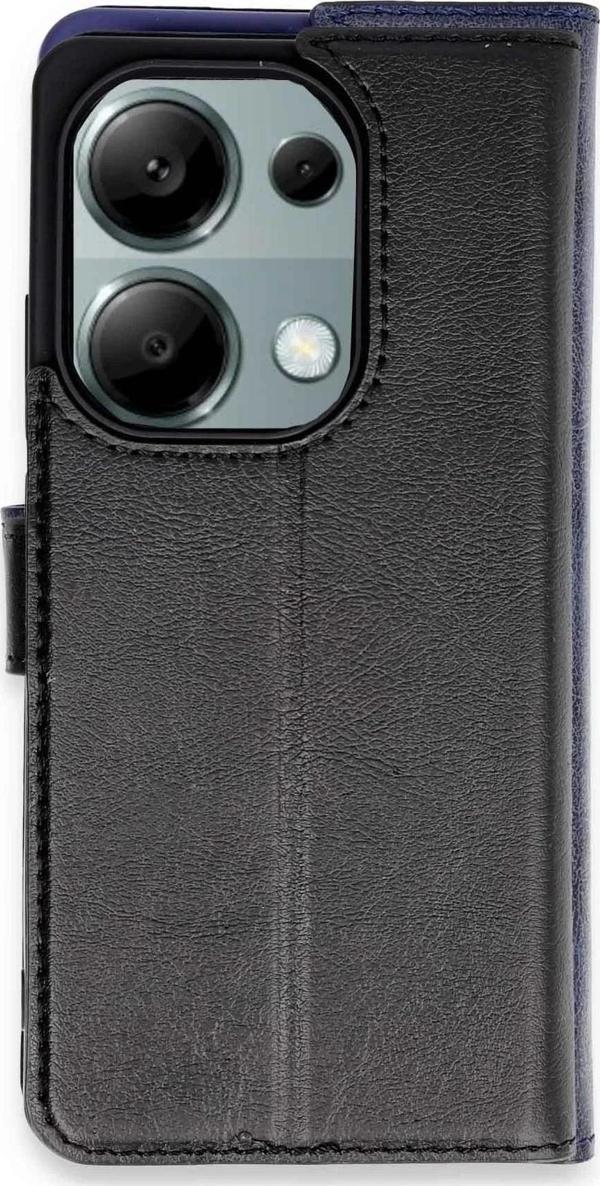 Xiaomi Redmi Note 13 Pro 4G Kılıf Trend S Plus Kapaklı Kılıf - Siyah - Image 1