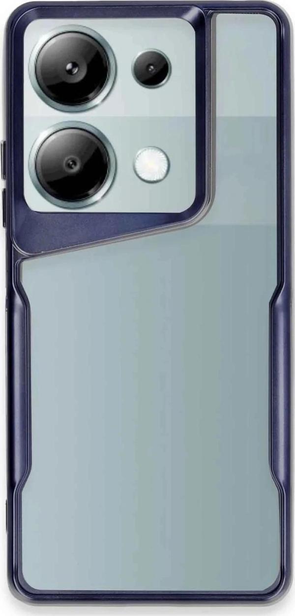 Xiaomi Redmi Note 13 Pro 4G Kılıf Boyi Silikon Kapak - Lacivert - Image 1
